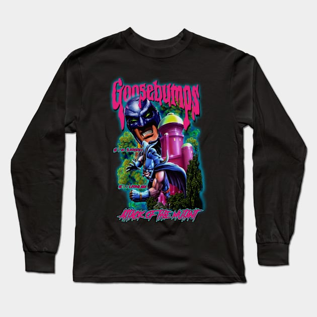 Attack of the Mutant Long Sleeve T-Shirt by The Dark Vestiary